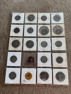 LOTE DE 20 MONEDAS EN EFECTIVO DE LA ANTIGUA CHINA AÑOS MIXTOS Foto 1 de 4