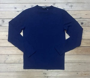Camisa Agnes B Talla 0 Mujer Azul Lana Merino Hecha en Italia - Imagen 1 de 6