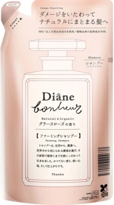 Diane Bonheur Shampoo 400ml Refill Grass Rose Fragrance - Image 1 of 4