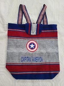 Mexikanischer Stil Tasche CAPTAIN AMERICA Baja Rucksack GEWEBT - Bild 1 von 4