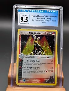 2004 Pokemon EX Team Magma vs Aqua Houndoom Holo #10 CGC Gem Mint 9.5/10 - Picture 1 of 2
