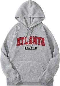 SHENHE Men's Graphic Letter Print Pullover Hoodies Long Sleeve - Picture 1 of 5