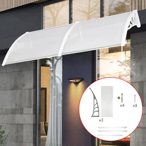 Front Door Porch Canopy Awning Shelter Outdoor Shop Window Roof Rain Cover Shade - Picture 1 of 5
