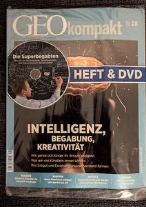 GEO kompakt Nr. 28 – „Intelligenz, Begabung, Kreativität“ inkl. DVD – NEU / OVP - Bild 1 von 2