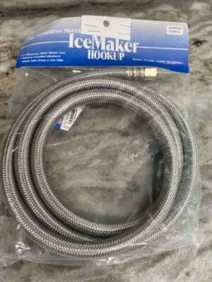 NDA Máquina de Hielo Conexión Línea Acero Inoxidable 1/4 x 1/4 NUEVO Foto 1 de 3