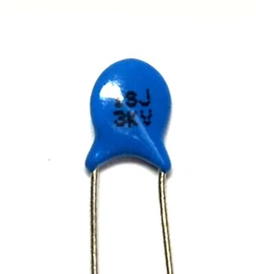 25pc Disc Ceramic Capacitor 18pF 3KV J ±5% NP0 NPO φ6.5x2.5mm RoHS pitch 5mm - Picture 1 of 3