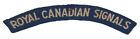 Title Royal Canadian Signals Canada WW2 canadien anglais GB