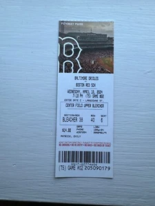Jackson Holliday MLB Debut Ticket 4/10/24 Baltimore Orioles @ Boston Red Sox! - Picture 1 of 2