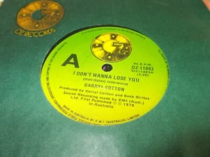 DARRYL COTTON - I DON'T WANNA LOSE YOU - OZ 7" VINYL - VERY CLEAN - ZOOT - Bild 1 von 1