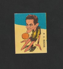 1964 PEDRO VIRGILIO ROCHA card SAO PAULO + PEÑAROL HERO