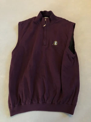 Cutter & Buck Sweater Men's Large CB Windtec Golf Cow Logo Pullover Vest - Image 1 of 4