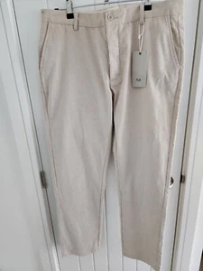 Folk Freddy Cord Baumwoll Cord Chino Beige W36 L32 Brandneu UVP 140£ - Bild 1 von 9