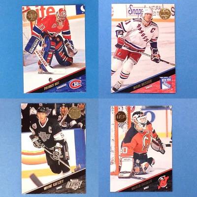 Tarjeta de hockey 1993-94 Leaf #33 #158 #304 345 Roy Messier Gretzky Brodeur casi nueva U-Pick Foto 1 de 3