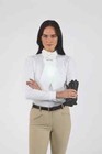 Shires Aubrion ladies Hunting Shirt | White | Ladies