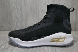 Nuovo Under Armour Curry 4""More Dimes"" 2017 bianco nero 1298306-001 da uomo taglia 10 - Foto 1 di 6