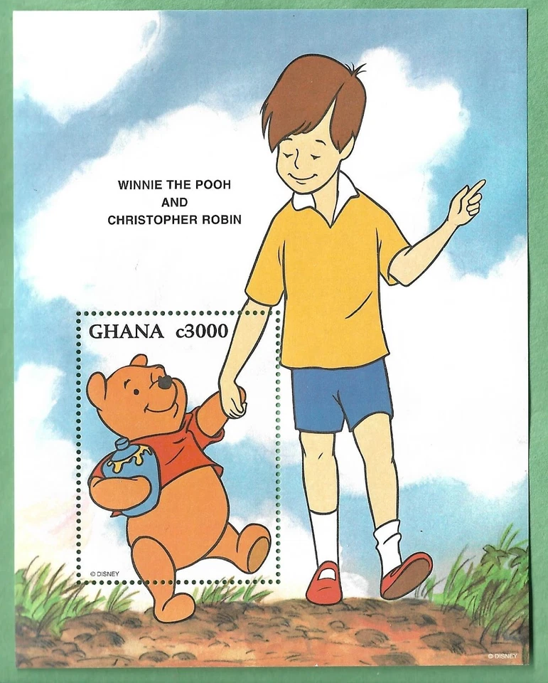 Disney Ghana - MNH Souvenir Sheet Winnie The Pooh (1996) - Image 1 of 1
