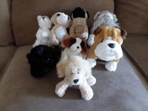 Lot of 8 Webkinz PLUSH DOGGIES No tags or codes -  - Picture 1 of 4