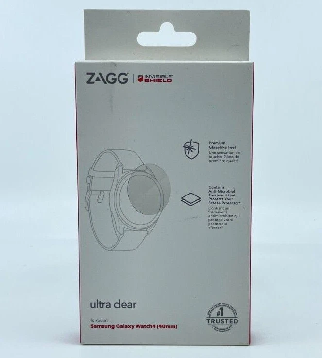 Zagg Invisibleshield ULTRA CLEAR (NOT PLUS) Galaxy Watch4 40mm - Image 1 of 1