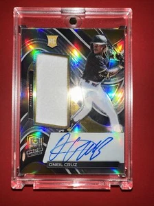 2022 Panini Prizm Spectra Rookie Jersey Auto Oneil Cruz # 61 / 199 - Picture 1 of 2