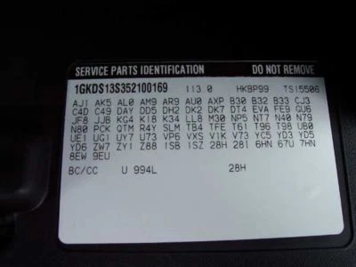 02 03 04 05 06 07 TRAILBLAZER 02-07 ENVIADO PASAJERO BRAZO DE CONTROL SUPERIOR DELANTERO Foto 1 de 4