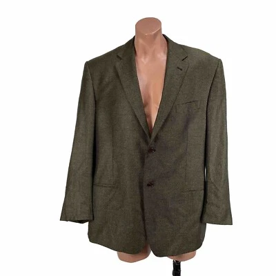 Jhane Barnes Sport Coat Men's 44R Textured 1 Button Blazer Wool Blend Sport Coat - Image 1 of 4
