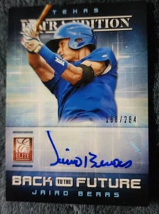 2013 Elite Extra Edition Back to the Future Signatures #12 Jairo Beras Auto /284 - Picture 1 of 2