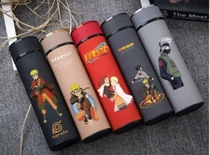 Naruto Thermos Insulated Water Bottle Manga In Stainless Steel - Picture 1 of 13