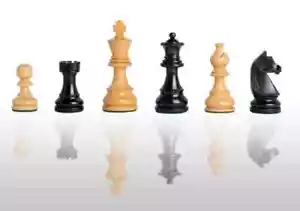 The Championship Chess Set - Pieces Only - 3.75" King - Ebonized Boxwood - Picture 1 of 12