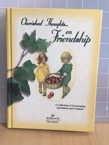 1998 Hallmark geschätzte Gedanken über Freundschaft Hardcover Buch Zitate & Schriften - Bild 1 von 8