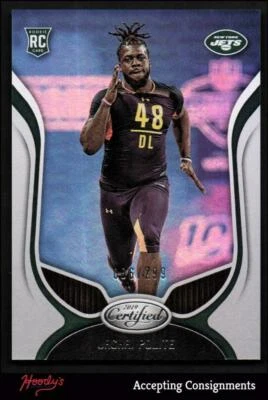 2019 Certified Mirror Silver #186 Jachai Polite RC 066/299 ROOKIE JETS - Image 1 of 2