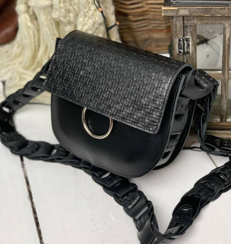 COACH Borsa a tracolla donna VERA pelle tessuto borsetta donna nera tracolla