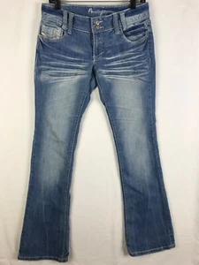 Pantalones de mezclilla Amathyst para mujer 7 azul corte boot - Imagen 1 de 9