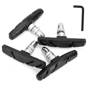 2 Pairs Bike Brakes Pads Set, 70mm for Cruiser MTB Mountain Bicycle Universal - Picture 1 of 7