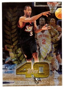 1997-98 TOPPS #T40-22 ALLEN IVERSON TOPPS 40 - Picture 1 of 1