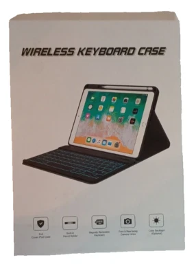 Wireless Keyboard iPad Case Rose Gold New - Image 1 of 4