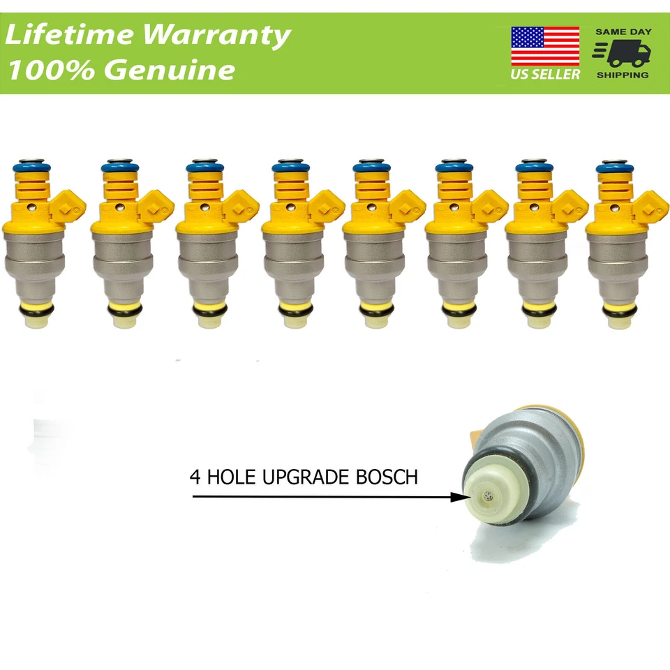 Inyectores de combustible X8 OEM SIEMENS DODGE B150 1992-1993 5,2 L V8 Foto 1 de 1