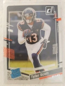 2023 Donruss Clearly Tyler Scott Rated Rookie Bears RC - Picture 1 of 2