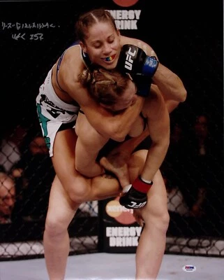 Liz Carmouche Signed UFC 157 16x20 Photo PSA/DNA COA vs Ronda Rousey PFL Auto'd - Image 1 of 4