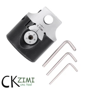Lathe Boring Head 2 inch/50mm with 3 Hex Wrenches for 12mm Boring Milling Cutter - Picture 1 of 8