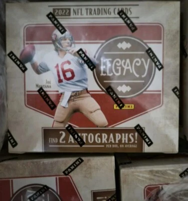 2022 Panini Legacy Football 2 Factory Sealed Hobby Box - Image 1 of 2