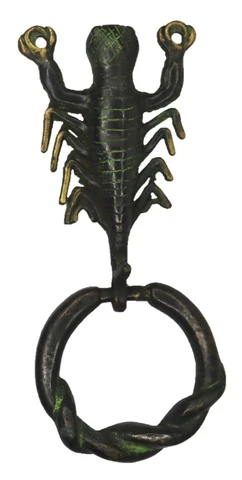 Scorpion Shape Victorian Style Door Knocker Handmade Brass Door Bell Home Décor Cover
