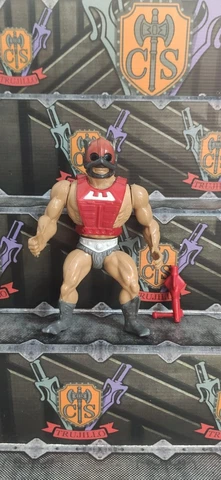 Zodak hard head Top Toys Argentina, 100% complete and original HE-MAN not MATTEL Cover