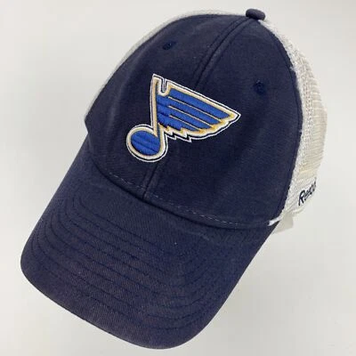 St Louis Blues Hockey Reebok Ball Cap Hat Snapback Baseball - Image 1 of 4