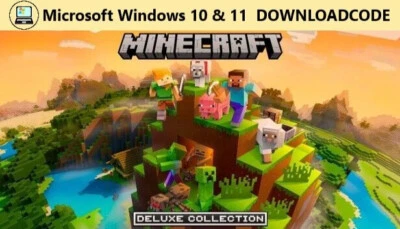 NEU Spiel Minecraft Deluxe Collection für PC Computer Windows 10 11 Game Key NEW - Bild 1 von 4