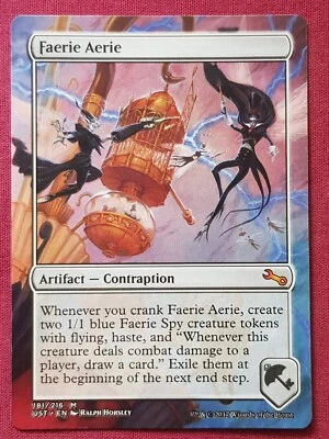 Magic The Gathering UNSTABLE FAERIE AERIE artifact card MTG - Image 1 of 2