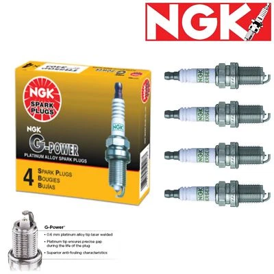 4 x Japan Spark Plugs NGK G-Power for 1989-2002 Chevrolet Tracker 1.6L 2.0L L4 - Image 1 of 4