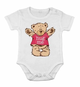 Babygrow abrazarme osito de peluche Bodysuit Romper Bebé recién nacido especial Regalo de ducha - Imagen 1 de 5