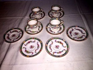 Royal Doulton ~ Satsuma E5692 Demitasse Cups & Saucers (4 Sets) ~ England - Picture 1 of 4