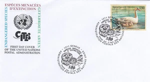 Birds Endangered Species United Nations FDC 2000 (142240) - Picture 1 of 1