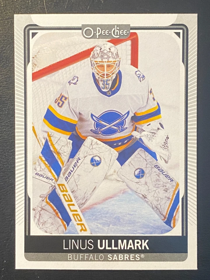 Linus Ullmark 2021-22 O-Pee-Chee Hockey #74 Buffalo Sabres - Image 1 of 2